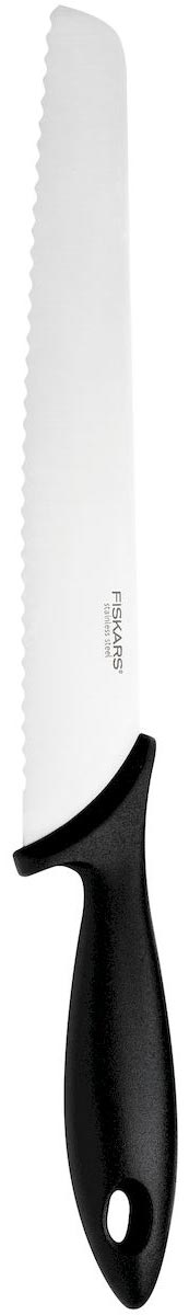 Нож для хлеба Fiskars KitchenSmart, длина лезвия 23 см1002844 Нож для хлеба Fiskars KitchenSmart, длина лезвия 23 см1002844Нож Fiskars KitchenSmart с длинным зубчатым лезвием с лёгкостью справляется с жесткими корками хлеба. Лезвие выполнено из высококачественной нержавеющей стали с твердостью стали 53 единицы по шкале Роквелла. Ручка изготовлена из прочного пластика.Можно мыть в посудомоечной машине.
