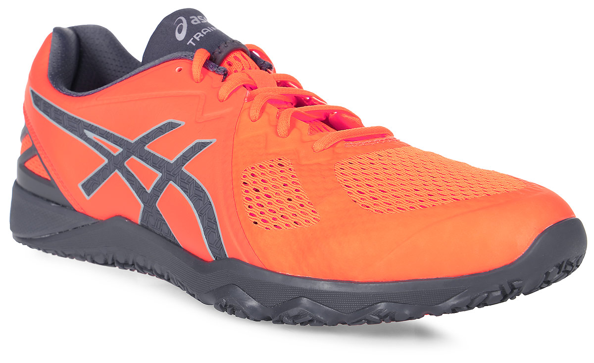 Кроссовки для фитнеса мужские Asics Conviction X, цвет: оранжевый. S703N-3097. Размер 8H (40,5)