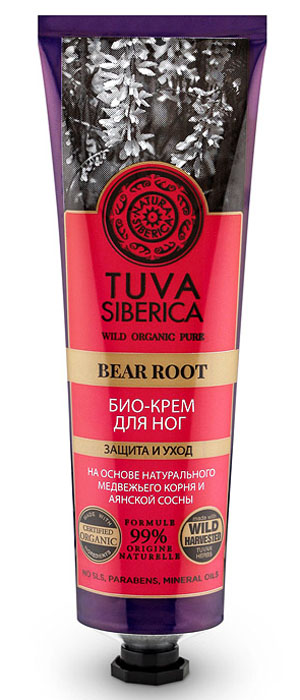 Natura Siberica Tuva Био-крем для ног защита и уход, 75 мл086-92-7197 Natura Siberica Tuva Био-крем для ног защита и уход, 75 мл086-92-7197Natura Siberica Tuva Био-крем для ног защита и уход на основе натурального медвежьего корня и аянской сосны заботится о ваших ногах, обеспечивая комфорт, тонус и приятное ощущение легкости. Медвежий корень содержит витамин С, дубильные вещества, сапонины, кахетины, аминокислоты, благодаря чему увлажняют и смягчают кожу ног. Аянская сосна — источник витаминов, важных для питания и защиты кожи, а также эфирного масла, обладающего потрясающим противовоспалительным и тонизирующим действиями. Простая процедура легкого массажа с помощью крема смягчит кожу и подарит вашим ногам полноценную защиту и заряд бодрости.