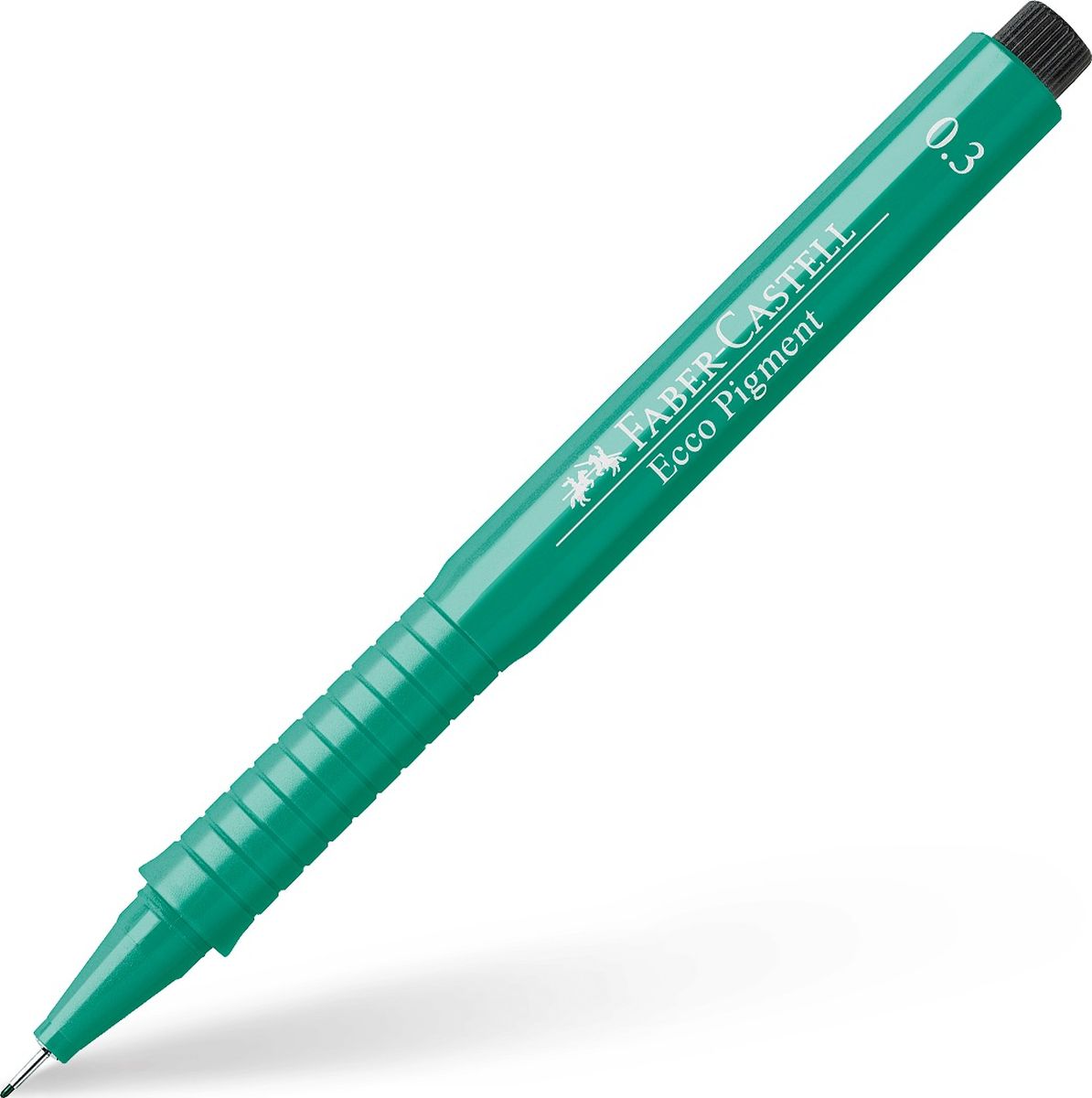 Faber-Castell Ручка капиллярная Ecco Pigment 0.3 цвет чернил зеленый 166363