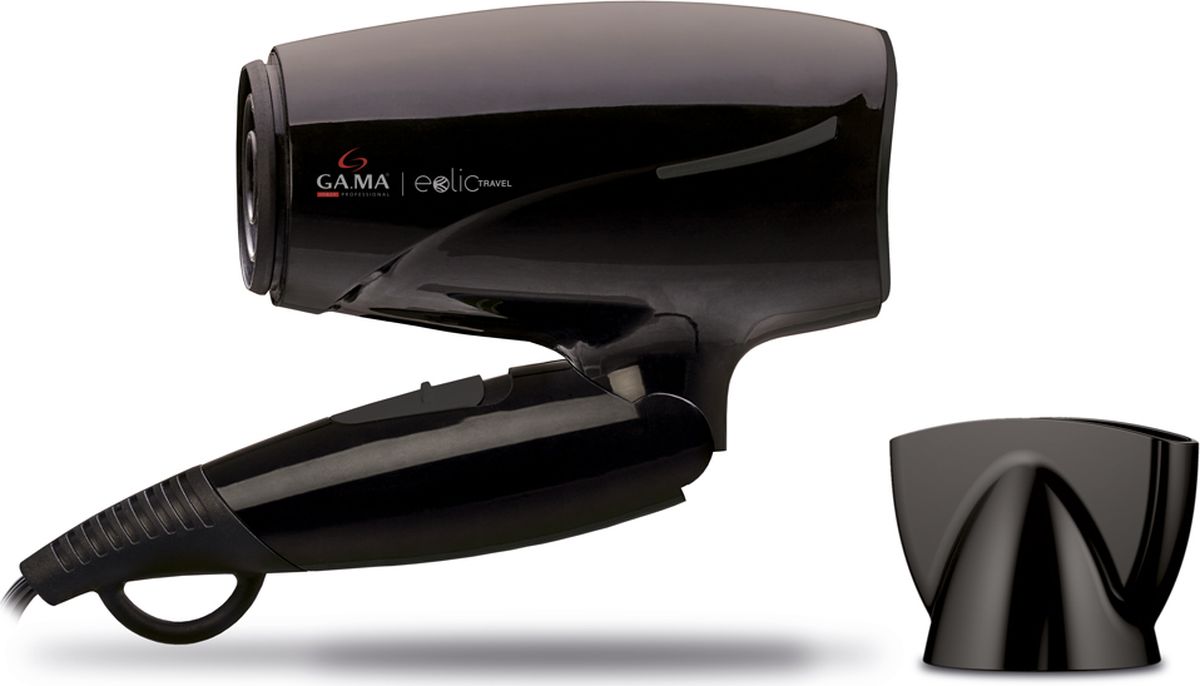 GA.MA Eolic Travel CX фенGH0202 GA.MA Eolic Travel CX фенGH0202Фен GA.MA Eolic Travel CX - ваш идеальный спутник в путешествиях благодаря складной ручке, сохраняющей свободное место в чемодане, а также универсальному переключателю напряжения. Кроме этого, турмалиновое покрытие внутренних элементов фена защищает структуру волос от температурного воздействия, делая их здоровыми и сияющими на долгое время. Мощность 1600 Вт оптимально решает задачу ежедневной сушки волос, а 2 настройки позволят делать это в максимально комфортном режиме. Создавайте разные укладки каждый день, заботясь о здоровье волос куда бы вы ни отправились. Сила и блеск волос без наэлектризованности.