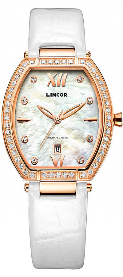 Часы наручные женские Lincor, цвет: золотистый. 1190S8L2