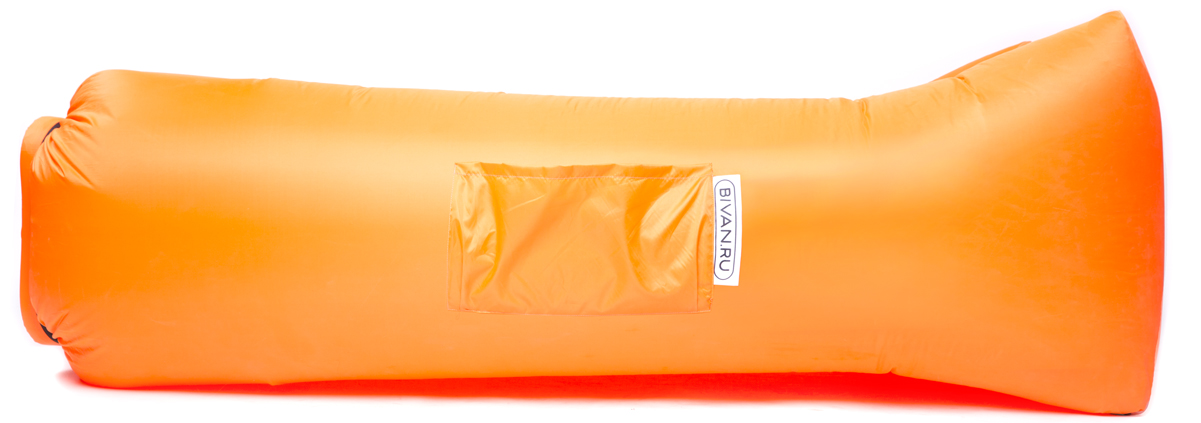 Биван 2.0, надувной диван, цвет: оранжевый