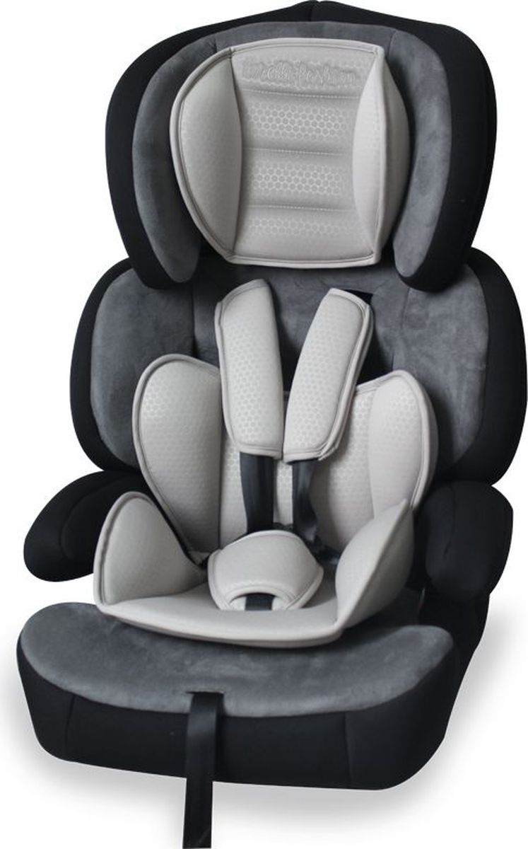 Lorelli Автокресло Junior Premium цвет серый от 9 до 36 кг3800151911500 Lorelli Автокресло Junior Premium цвет серый от 9 до 36 кг3800151911500Автокресло от 9 до 36 кг среднего класса повышенной надежности имеет пятиточечный регулируемый по высоте ремень безопасности с мягкими накладками.Автокресло имеет регулируемый по высоте подголовник, трансформируется в бустер. Приятное качество ткани с дополнительной мягкой вставкой для малышей. Широкое посадочное место, хорошо подходит для крупных деток или в период зимы (когда ребенок одет в зимнюю одежду).Установка в автомобиле происходит в зависимости от веса ребенка: от 9 до 15 кг - по направлению движения с внутренними ремнями безопасности; от 15 до 22 кг - по направлению движения со штатным ремнем безопасности; от 25 до 36 кг - по направлению движения без спинки, со штатным ремнем безопасности.
