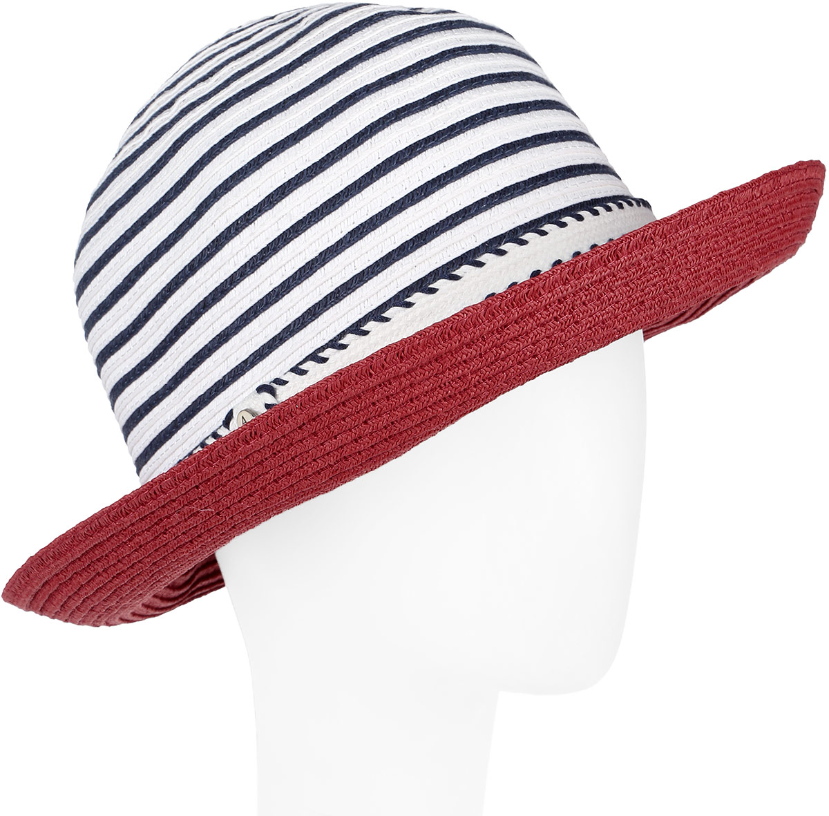 Шляпа женская Avanta, цвет: красный, белый, синий. 991950. Размер 55/56