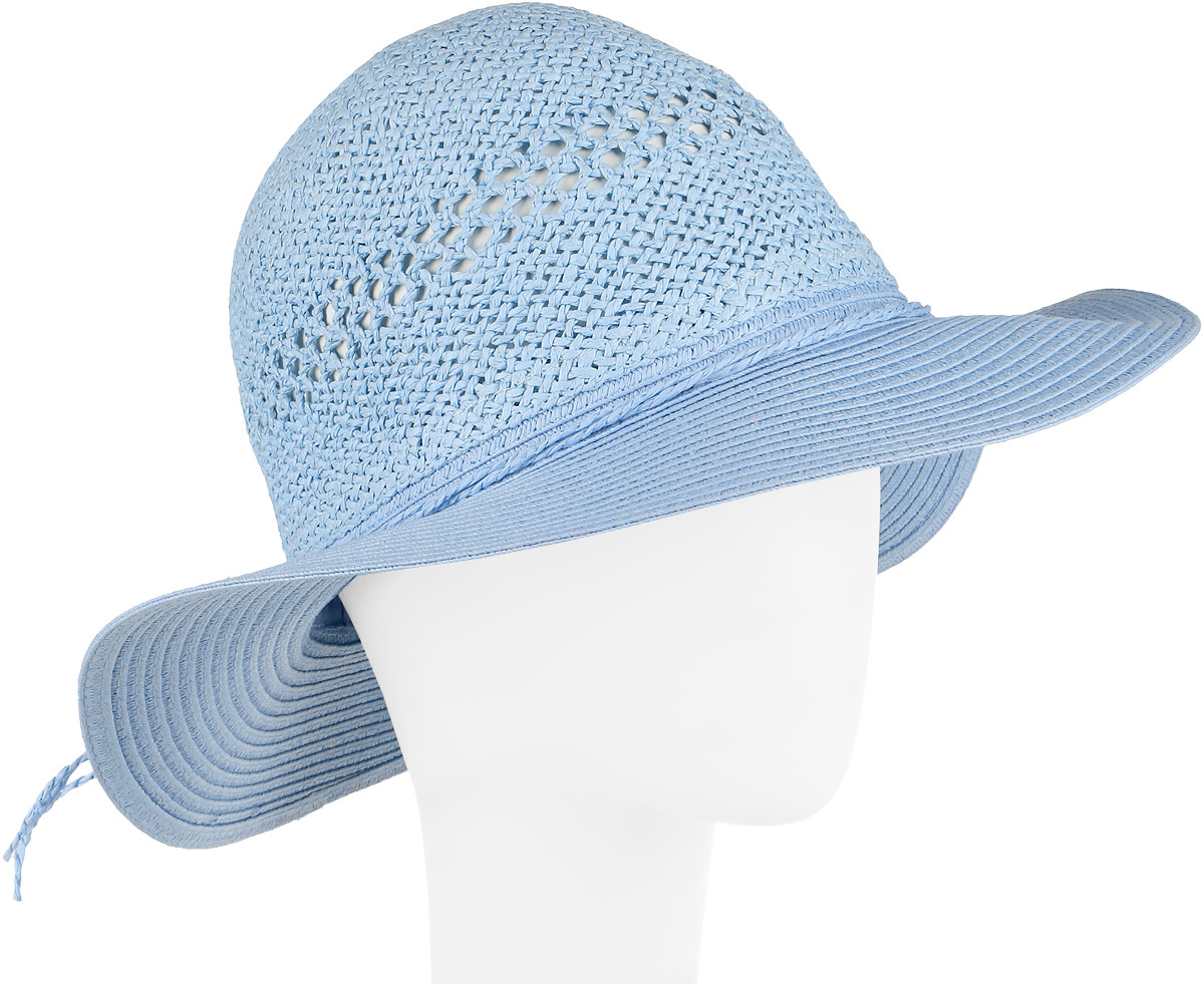 Шляпа женская Fabretti, цвет: голубой. GL42-5. Размер универсальный