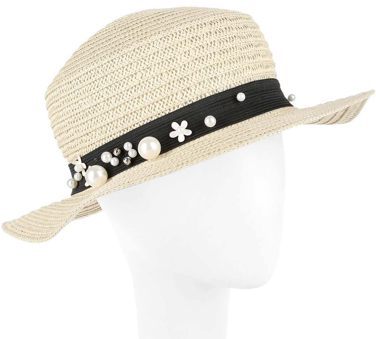 Шляпа женская Fabretti, цвет: бежевый. GL45-3. Размер универсальный
