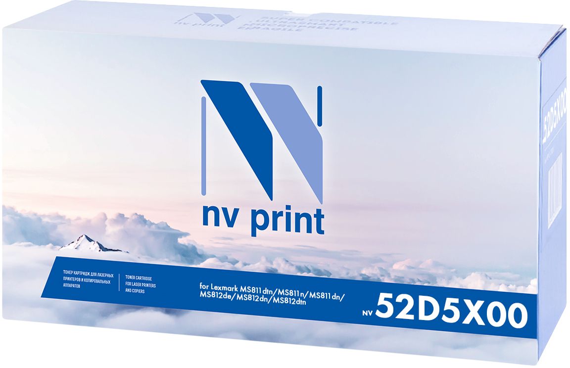 NV Print 52D5X00 тонер-картридж для Lexmark MS811dtn/MS811n/MS811dn/MS812de/MS812dn/MS812dtnNV-52D5X00 NV Print 52D5X00 тонер-картридж для Lexmark MS811dtn/MS811n/MS811dn/MS812de/MS812dn/MS812dtnNV-52D5X00Картридж NVP лазерный совместимый Lexmark, производитель NV Print, модель NV-52D5X00 для Lexmark MS811dtn/MS811n/MS811dn/MS812de/MS812dn/MS812dtn, ресурс 45000 копий