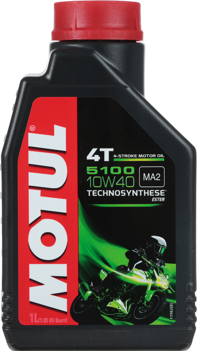Масло моторное Motul 5100 4T. Technosynthese, синтетическое, 10W-40, 1 л104066 Масло моторное Motul 5100 4T. Technosynthese, синтетическое, 10W-40, 1 л104066Моторное масло для 4-х тактных мотоциклов. Создано по технологии сложных эфиров (эстеров), Technosynthese . Улучшенная стойкость масляной пленки обеспечивает защиту двигателя и коробки переключения передач, а также плавное переключение. Соответствует требованиям Jaso Ma2, что обеспечивает четкость работы сцепления в масляной ванне. Совместимо с системами нейтрализации отработавших газов. API Стандарты: API SG/SH/SJ/SL/SMJASO Стандарты: JASO MA2 M033MOT112