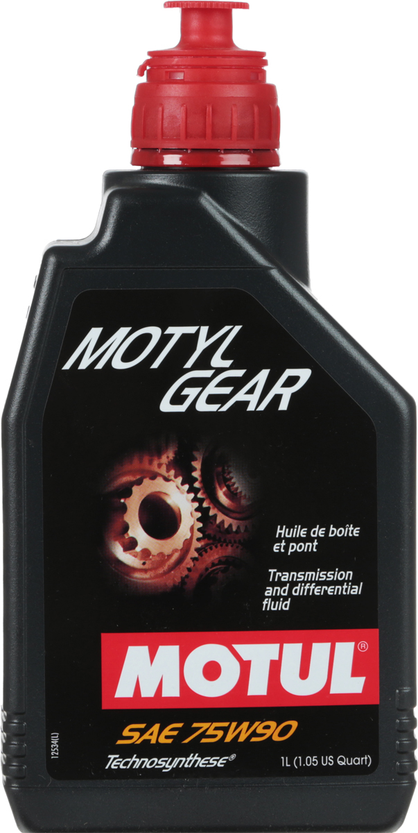 Масло трансмиссионное Motul Motyl Gear, синтетическое, 75W-90, 1 л105783 Масло трансмиссионное Motul Motyl Gear, синтетическое, 75W-90, 1 л105783Масло для механических коробок передач и мостов. SAE 75W-90. Technosynthese. Специально разработано для коробок передач с затрудненным переключением. Все механические трансмиссии, синхронизированных и несинхронизированных коробок передач, коробка/мост, коробка передач и гипоидные мосты без автоблокировки. API Стандарты: API GL-5 / GL-4Одобрения: MIL-L-2105D