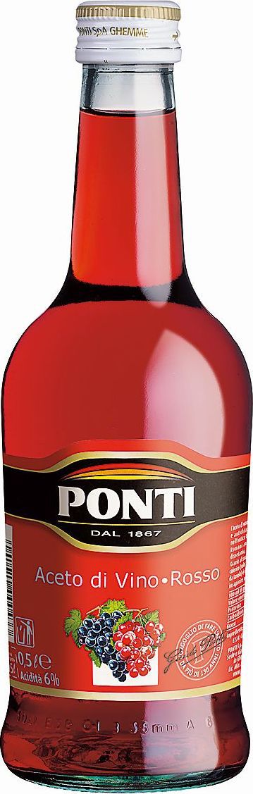 где купить Ponti уксус винный красный 6%, 500 мл по лучшей цене