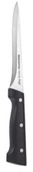 Обвалочный нож "Tescoma" изготовлен из первоклассной нержавеющей стали и  пластмассы. Идеален для профессионального и домашнего  использования. Тонкое лезвие замечательно подходит для отделения от костей всех видов  мяса. Длина: 23 см.  Длина лезвия: 13 см.
