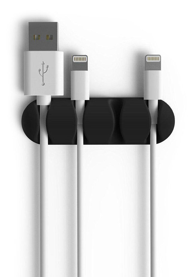 Bluelounge CableClip Multi, Black держатели для проводов, 2 штCDMU-BL Bluelounge CableClip Multi, Black держатели для проводов, 2 штCDMU-BLСпециальная клипса-держатель Bluelounge CableClip Multi поможет не только навести порядок на рабочем столе, но и сделать переноску проводов более комфортной. Благодаря такому держателю провода легко фиксируются в нужной вам длине. Подходит практически для любых кабелей.