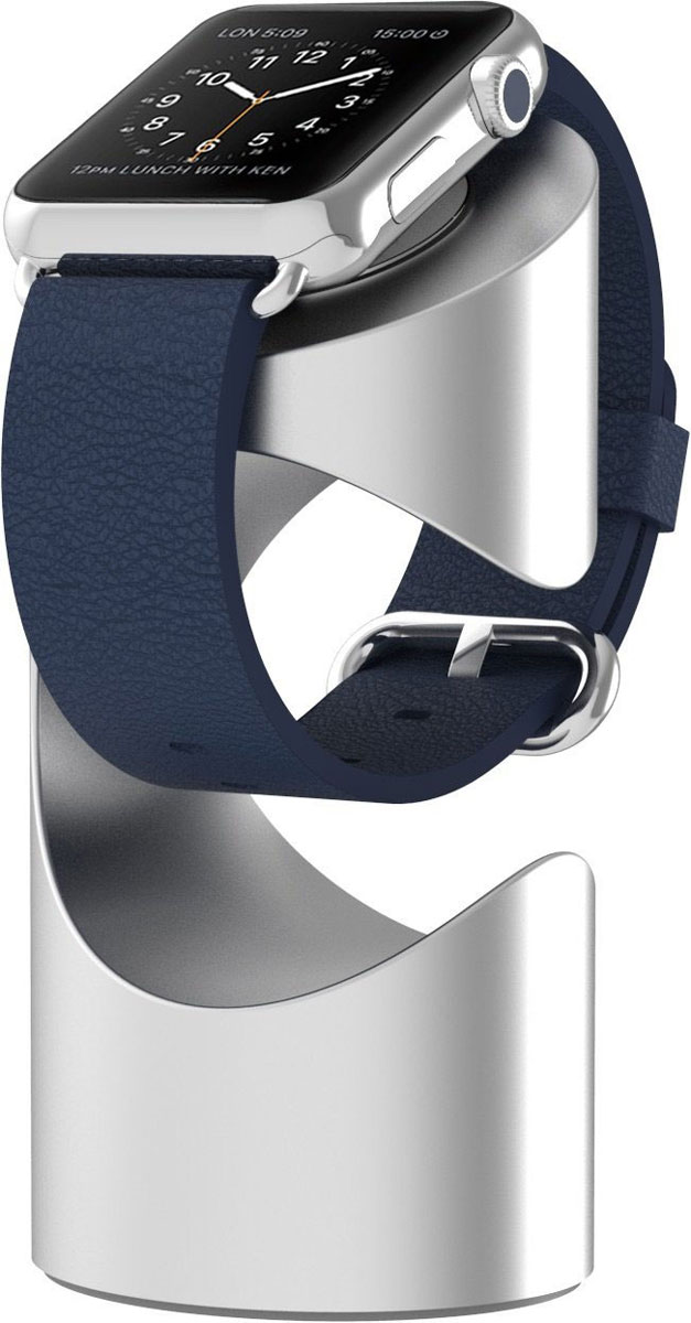 Just Mobile TimeStand, Silver подставка для часов Apple Watch