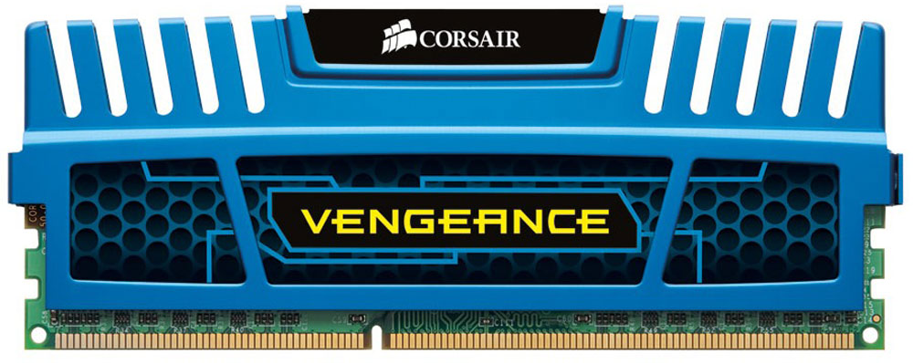 Модуль оперативной памяти Corsair Vengeance DDR3 4Gb 1600 МГц, Blue (CMZ4GX3M1A1600C9B)