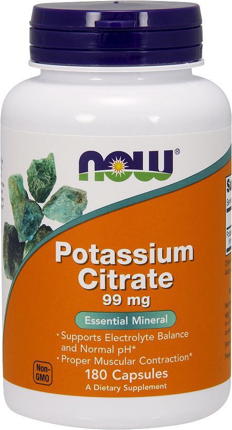 Калий Now Foods Potassium Citrate, 180 капсNF1448 Калий Now Foods Potassium Citrate, 180 капсNF1448Товар не является лекарственным средством.Товар не рекомендован для лиц младше 18 лет.Могут быть противопоказания и следует предварительно проконсультироваться со специалистом.