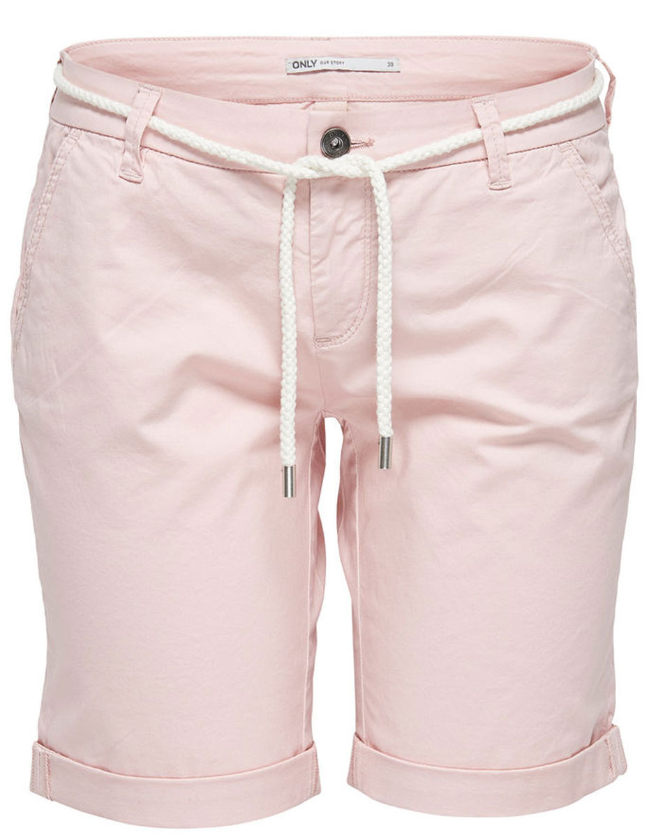Шорты женские Only, цвет: розовый. 15134356_Peach Whip. Размер 34 (40)15134356_Peach Whip Шорты женские Only, цвет: розовый. 15134356_Peach Whip. Размер 34 (40)15134356_Peach WhipСтильные женские шорты Only, изготовленные из высококачественного материала, созданы для модных девушек.Модель с ширинкой на молнии дополнительно застегивается на пуговицу. На поясе имеются шлевки для ремня. В этих модных шортах вы будете чувствовать себя уверенно, оставаясь в центре внимания.