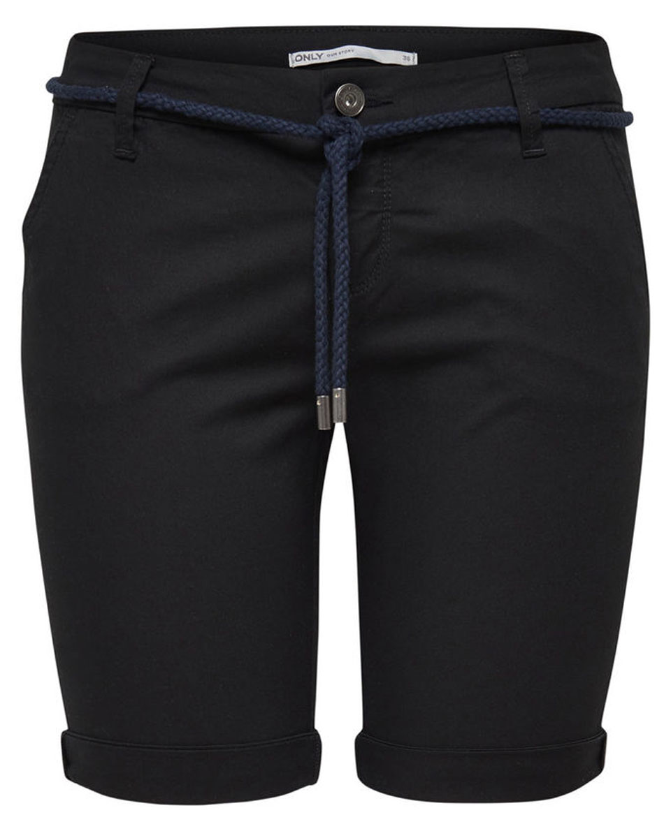 Шорты женские Only, цвет: черный. 15134356_Black. Размер 40 (46)15134356_Black Шорты женские Only, цвет: черный. 15134356_Black. Размер 40 (46)15134356_BlackСтильные женские шорты Only, изготовленные из высококачественного материала, созданы для модных девушек.Модель с ширинкой на молнии дополнительно застегивается на пуговицу. На поясе имеются шлевки для ремня. В этих модных шортах вы будете чувствовать себя уверенно, оставаясь в центре внимания.