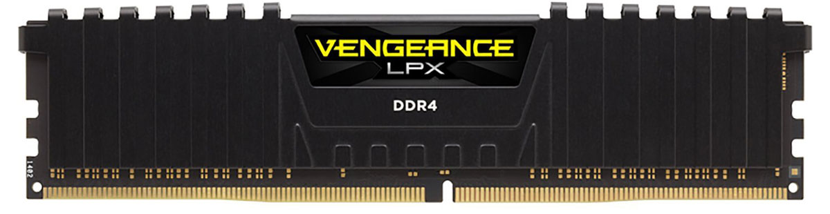 Corsair Vengeance LPX DDR4 16Gb 2400 МГц, Black модуль оперативной памяти (CMK16GX4M1A2400C16)