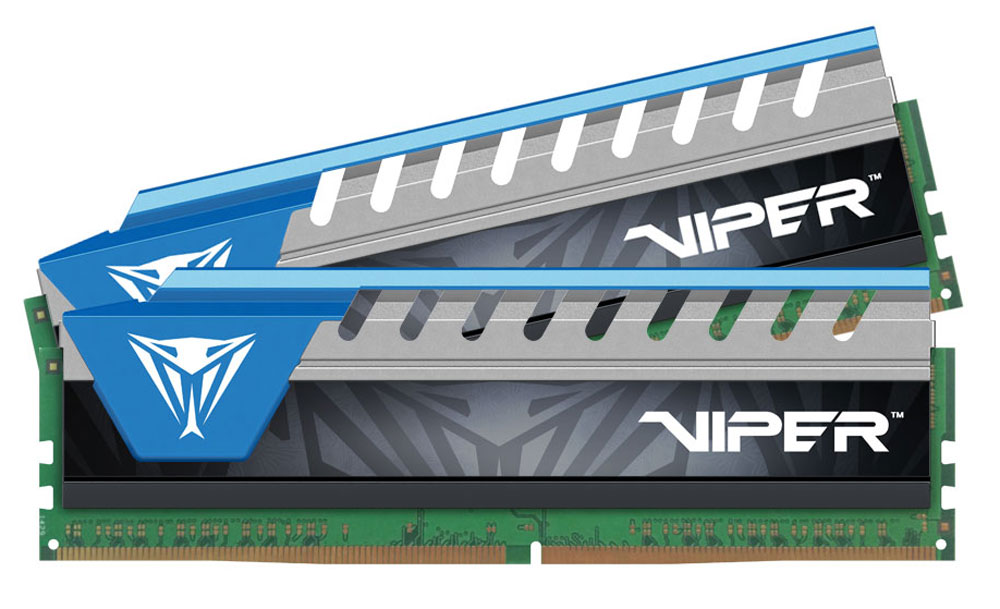 Patriot Viper Elite DDR4 2x8Gb 3000 МГц, Blue комплект модулей оперативной памяти (PVE416G300C6KBL)PVE416G300C6KBL Patriot Viper Elite DDR4 2x8Gb 3000 МГц, Blue комплект модулей оперативной памяти (PVE416G300C6KBL)PVE416G300C6KBLМодули оперативной памяти Patriot Viper Elite DDR4 созданы для новейших платформ Intel. Обеспечивают наилучшую производительность и стабильность даже для самых требовательных компьютерных сред. Радиатор ускоряет рассеивание тепла, что обеспечивает высокую производительность модуля.Общий объем памяти в 16 ГБ позволит свободно работать со стандартными, офисными и профессиональными ресурсоемкими программами, а также современными требовательными играми. Работа осуществляется при тактовой частоте 3000 МГц и пропускной способности, достигающей до 24000 Мб/с, что гарантирует качественную синхронизацию и быструю передачу данных, а также возможность выполнения множества действий в единицу времени. Параметры тайминга 16-16-16-36 гарантируют быструю работу системы. Имеется поддержка XMP для удобного разгона в автоматическом режиме.Модули памяти Patriot изготовлены из материалов высочайшего качества и протестированы вручную. Patriot заверяет, что каждый модуль памяти соответствует и превышает стандарты отрасли: апгрейд безо всяких замешательств.