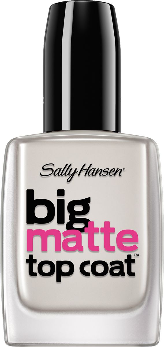 Sally Hansen Nailcare Верхнее покрытие для создания матового эффекта big matte top coat30535268000 Sally Hansen Nailcare Верхнее покрытие для создания матового эффекта big matte top coat30535268000Мгновенное высыхание, защищает маникюр и продлевает его стойкость, наносится легко и равномерно. Защищает цвет лака от выцветания. Создает эффект матового покрытия.