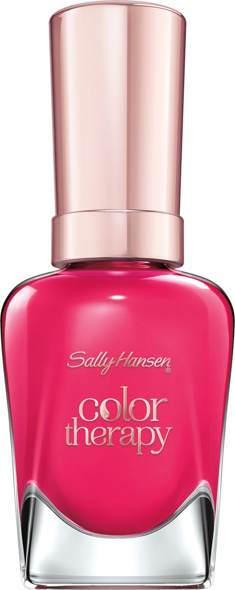 Sally Hansen Color Therapy Лак для ногтей тон 29030777273290 Sally Hansen Color Therapy Лак для ногтей тон 29030777273290Лаки для ногтей Color Therapy содержат запатентованную формулу из микро-частиц, которые питают ногти аргановым маслом, оказывая питательное воздействие и незамедлительное увлажнение. Лаки не требуют нанесения базового покрытия, поэтому входящее в состав аргановое масло сразу впитывается в ногтевую пластину. 9 из 10 женщин отметили значительное улучшение ногтей после использования лаков. Роскошные оттенки, доступные в различных цветовых палитрах, придают ногтям блеск, а лак носится до 10 дней, не выцветая и не трескаясь. Лаки включают в себя натуральное масло арганы, экстракт ягоды асаи и масло энотеры, которая увлажняет сухие слабые ногти. Аргановое масло имеет высокое содержание ненасыщенных жирных кислот, и витамин Е, который является антиоксидантом для кожи и ногтей. Ягода асаи богата омегой - 3, 6, 9 - основные жирные кислоты, отвечают за питание и увлажнение кожи и волос. Масло энотеры содержит в себе жирные кислоты, известные своим свойством укрепления и восстановления волос.