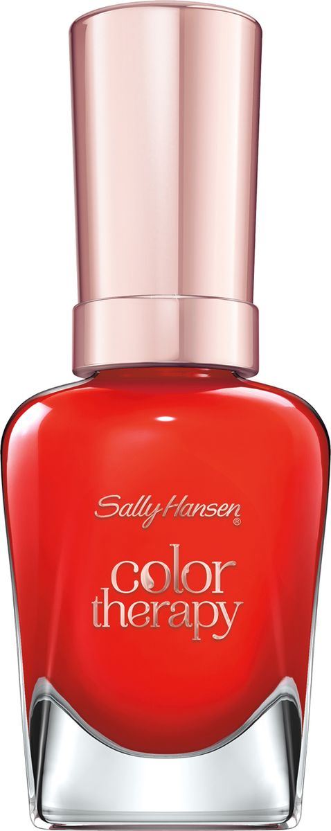 Sally Hansen Color Therapy Лак для ногтей тон 34030777273340 Sally Hansen Color Therapy Лак для ногтей тон 34030777273340Лаки для ногтей Color Therapy содержат запатентованную формулу из микро-частиц, которые питают ногти аргановым маслом, оказывая питательное воздействие и незамедлительное увлажнение. Лаки не требуют нанесения базового покрытия, поэтому входящее в состав аргановое масло сразу впитывается в ногтевую пластину. 9 из 10 женщин отметили значительное улучшение ногтей после использования лаков. Роскошные оттенки, доступные в различных цветовых палитрах, придают ногтям блеск, а лак носится до 10 дней, не выцветая и не трескаясь. Лаки включают в себя натуральное масло арганы, экстракт ягоды асаи и масло энотеры, которая увлажняет сухие слабые ногти. Аргановое масло имеет высокое содержание ненасыщенных жирных кислот, и витамин Е, который является антиоксидантом для кожи и ногтей. Ягода асаи богата омегой - 3, 6, 9 - основные жирные кислоты, отвечают за питание и увлажнение кожи и волос. Масло энотеры содержит в себе жирные кислоты, известные своим свойством укрепления и восстановления волос.
