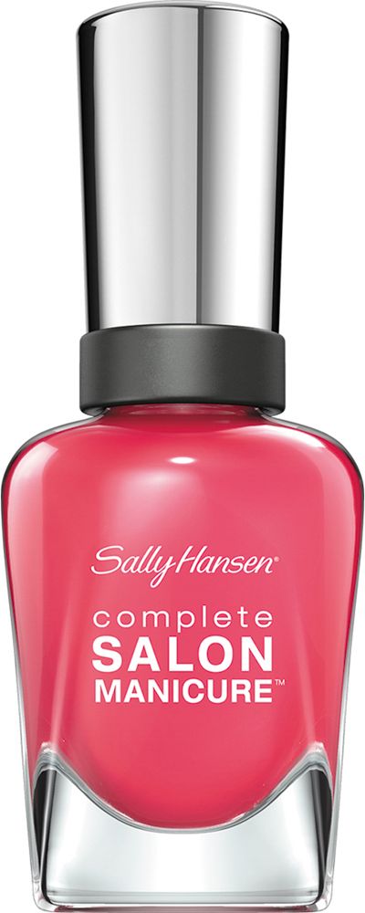 Sally Hansen Salon Manicure Keratin Лак для ногтей тон i pink i can 540 14,7 мл30994236540 Sally Hansen Salon Manicure Keratin Лак для ногтей тон i pink i can 540 14,7 мл30994236540Комплекс Complete Salon Manicure сочетает семь эффектов в одном флаконе, плюс кисточку для безукоризненного покрытия, легкого нанесения и салонных результатов. Эта формула всё-в-одном обеспечивает до 10 дней устойчивого к сколам покрытия и включает основу, средство для роста, вдохновленный подиумом цвет, топ, финишное покрытие с гелевым сиянием, устойчивость к сколам и укрепляющее средство с кератиновым комплексом, делающим ногти до 64% сильнее. Это всё, что вам нужно, чтобы достичь профессиональных результатов при окрашивании ногтей на дому!