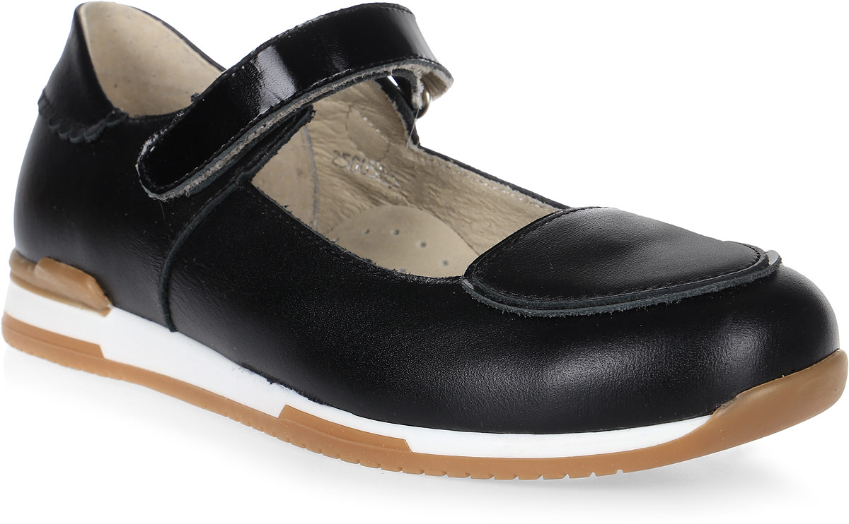 Туфли для девочки TapiBoo, цвет: черный. FT-25005.16-OL01O.04. Размер 33