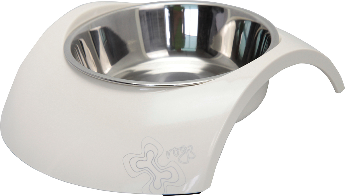 Миска для собак Rogz Luna, цвет: белый, 700 млBOWL35I Миска для собак Rogz Luna, цвет: белый, 700 млBOWL35IМиска для собак Rogz Luna 2 в 1: корпус из меламина и вынимаемая миска из нержавеющей стали.Оригинальный дизайн.Ударопрочный материал изделия нетоксичен и полностью отвечает всем гигиеническим требованиям.Высокая защита от коррозии и воздействия УФ-лучей.Основание миски выполнено из натурального, нетоксичного силикона, что позволяет избежать скольжения по полу.Возможна мойка в посудомоечной машине. Материал: нержавеющая сталь, меламин, силикон (дно).