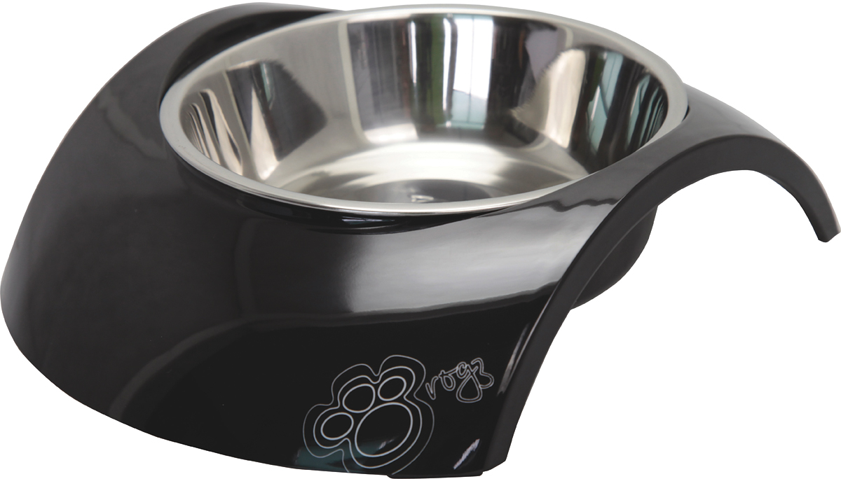 Миска для собак Rogz Luna, цвет: черный, 700 млBOWL35A Миска для собак Rogz Luna, цвет: черный, 700 млBOWL35AМиска для собак Rogz Luna 2 в 1: корпус из меламина и вынимаемая миска из нержавеющей стали.Оригинальный дизайн.Ударопрочный материал изделия нетоксичен и полностью отвечает всем гигиеническим требованиям.Высокая защита от коррозии и воздействия УФ-лучей.Основание миски выполнено из натурального, нетоксичного силикона, что позволяет избежать скольжения по полу.Возможна мойка в посудомоечной машине. Материал: нержавеющая сталь, меламин, силикон (дно).