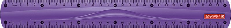 Brunnen Линейка цвет фиолетовый 30 см