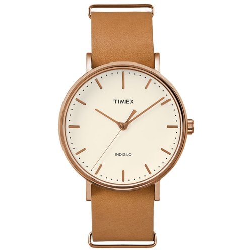 Наручные часы женские Timex Weekender, цвет: золотистый. TW2P91200