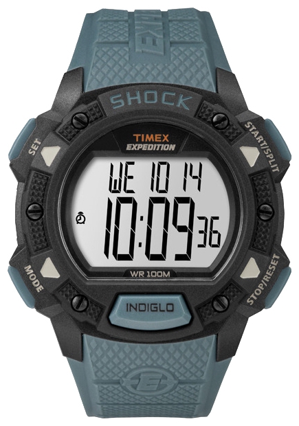 Наручные часы Timex Expedition, цвет: черный, синий. TW4B09400