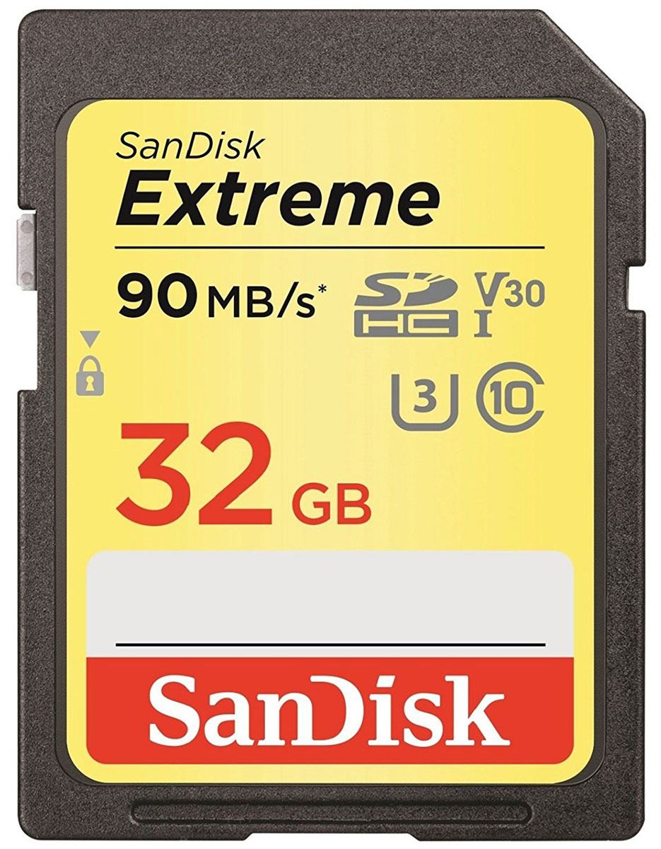 SanDisk Extreme SDHC UHS-I 32GB карта памяти
