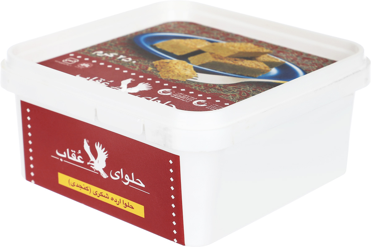 Oghab халва кунжутная с кунжутной обсыпкой, 250 г6260008902066 Oghab халва кунжутная с кунжутной обсыпкой, 250 г6260008902066Кунжутная халва Oghab изготавливается на основе мякоти кунжутного семени, что придает данному лакомству интересную горчинку и изысканное послевкусие. Несомненна и польза халвы - продукт способен насытить наш организм цинком и марганцем, в нем также много меди, фосфора и кальция. Кроме того данное лакомство имеет в своем составе железо, аскорбиновую кислоту, витамины F, В1 и Е.