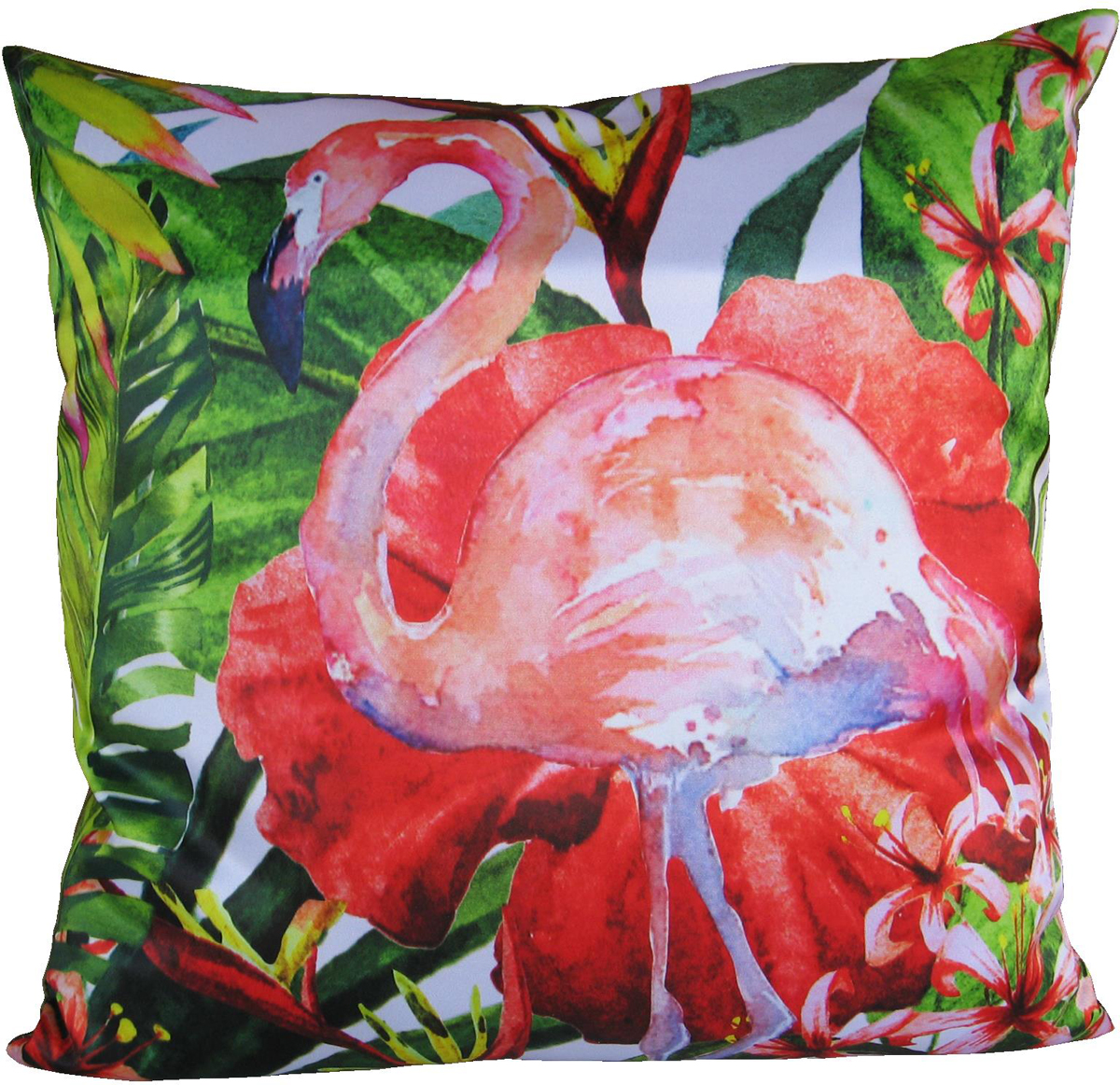 Подушка декоративная GiftnHome Фламинго, цвет: красный, 35 х 35 смPLW-35 Flamingo Подушка декоративная GiftnHome Фламинго, цвет: красный, 35 х 35 смPLW-35 FlamingoПодушка декоративная GiftnHome Фламинго прекрасно дополнит интерьер спальни или гостиной. Чехол подушки выполнен из атласа (искусственный шелк) и оформлен изысканным орнаментом. В качестве наполнителя используется мягкий холлофайбер. Чехол снабжен потайной застежкой-молнией, благодаря чему его легко можно снять и постирать. Красивая подушка создаст атмосферу уюта в доме и станет прекрасным элементом декора.