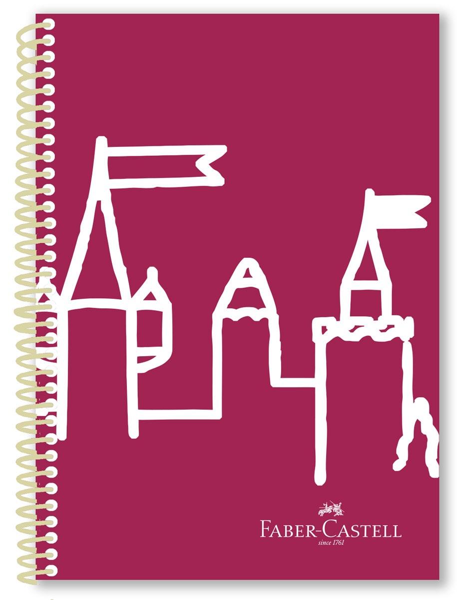 Faber-Castell Блокнот Castle 80 листов в линейку цвет розовый507034 Faber-Castell Блокнот Castle 80 листов в линейку цвет розовый507034плотность бумаги 70 гр/м280 листовсо спиралью3 варианта исполнения: в клетку, в линейку, без разметкипластиковая обложка