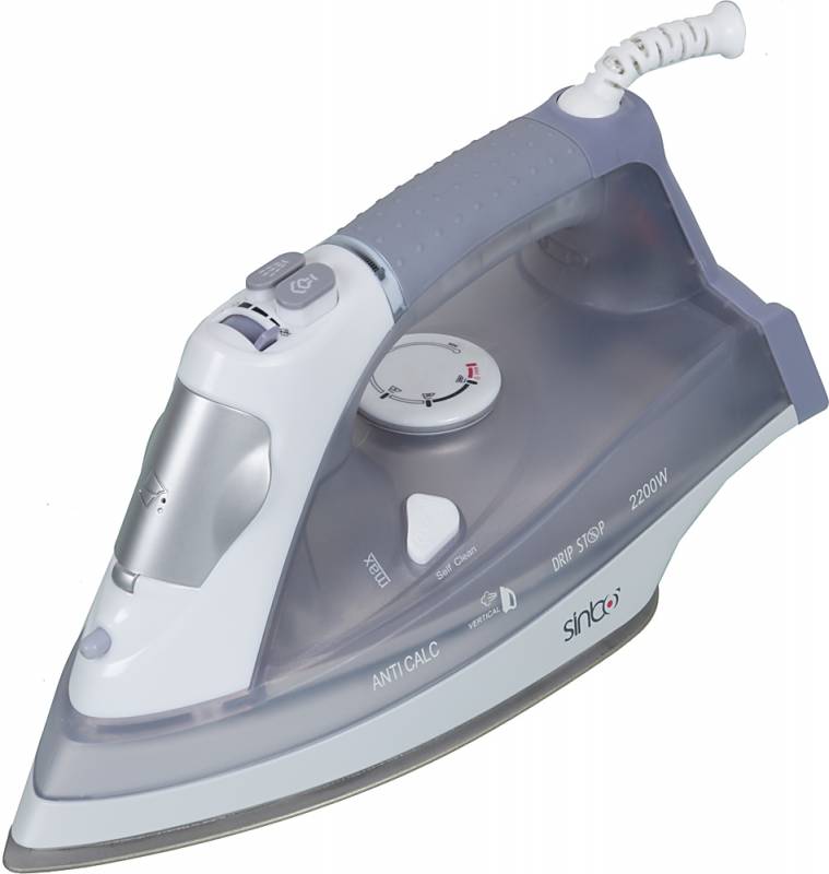 Sinbo SSI 2875, Blue утюгSSI 2875 Sinbo SSI 2875, Blue утюгSSI 2875Утюг Sinbo SSI 2875 с керамическим покрытием подошвы, регулятором температуры и подачи пара превратит процесс глажки различных видов ткани в легкое и неутомительное занятие. Прибор обладает всеми необходимыми характеристиками для отличного результата: сухое глажение, отпаривание с регулировкой, функция разбрызгивания, возможность вертикального отпаривания. Модель оснащена функциями парового удара и самоочистки, а также системой анти-капля. Сетевой шнур крепится при помощи шарового механизма, что не позволяет ему запутаться во время эксплуатации.