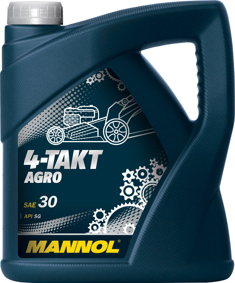 Масло моторное MANNOL 4-Takt Agro, API SG, минеральное, 4 л1441 Масло моторное MANNOL 4-Takt Agro, API SG, минеральное, 4 л1441Моторное масло MANNOL 4-Takt Agro – высококачественное моторное масло для 4-тактных двигателей минитракторов, газонокосилок, генераторов, культиваторов, мотопомп и другого садового оборудования с воздушным и жидкостным охлаждением. Специальный пакет присадок обеспечивает высокие смазывающие, противоизносные и моющее-диспергирующие свойства, благодаря чему значительно увеличивается моторесурс сельскохозяйственных агрегатов. Совместимо со всеми типами топлива: этилированный и неэтилированный бензин, дизельное топливо. Интервалы замены моторного масла соблюдать в соответствии с предписаниями производителей агрооборудования.Класс качества по API: SG.Вязкость при 100°C: 11,4 CSt.Вязкость при 40°C: 101,98 CSt.Индекс вязкости: 98.Плотность при 15°C: 888 kg/m3.Температура вспышки COC: 220 °C.Температура застывания: -25 °C.Товар сертифицирован.