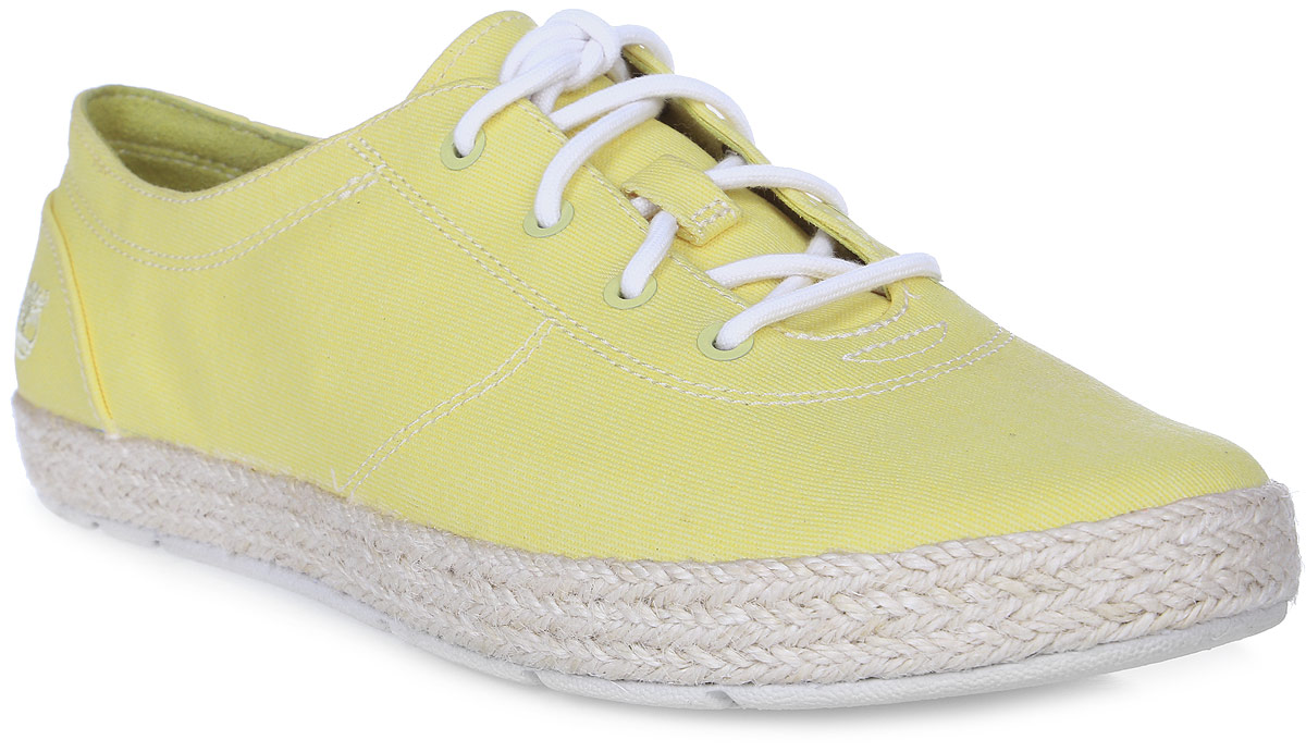 Кеды женские Timberland Casco Bay Canvas Jute Oxford, цвет: желтый. TBLA1FXBW. Размер 5,5 (35)TBLA1FXBW Кеды женские Timberland Casco Bay Canvas Jute Oxford, цвет: желтый. TBLA1FXBW. Размер 5,5 (35)TBLA1FXBWКеды женские Casco Bay Canvas Jute Oxford выполнены из прочного канваса. Модель на классической шнуровке. Подкладка и стелька с технологией Ortholite изготовлены из текстиля. Задник оформлен логотипом бренда. Резиновая подошва оснащена рифлением.