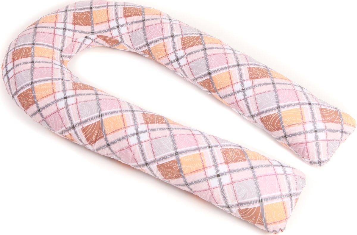 Body Pillow Подушка для беременных холлофайбер U-образная Квадрат с наволочкой цвет розовый бежевый 90 х 150 смU 90х150 холо квад Body Pillow Подушка для беременных холлофайбер U-образная Квадрат с наволочкой цвет розовый бежевый 90 х 150 смU 90х150 холо квадПодушка для беременных Body Pillow в форме буквы U - самая популярная и самая большая подушка, которая помогает будущей маме комфортно устроиться во время дневного и ночного отдыха. Она равномерно поддерживает спинку и растущий животик, и при переворачивании на другую сторону подушку не нужно перетаскивать за собой, она обнимает тело со всех сторон. Наполнитель подушки - холлофайбер - это мягкий и гибкий классический наполнитель.Этот материал состоит из волокон полиэстера, которые образуют сильную пружинистую структуру материала. Это свойство позволяет быстро восстанавливать свою форму после смятия, а так же принимать различные формы. В комплект входит съемная наволочка на молнии.