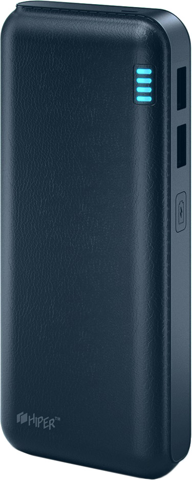 HIPER SP12500, Indigo внешний аккумулятор (12500 мАч)SP12500 INDIGO HIPER SP12500, Indigo внешний аккумулятор (12500 мАч)SP12500 INDIGOВо внешнем аккумуляторе Hiper Power bank серии SP используются высококачественные литий-ионные аккумуляторы. Устройство отличается современным дизайном, корпус выполнен из пластика с имитацией под натуральную кожу. Устройство обладает электронной системой защиты от перезарядки и коротких замыканий. Полного заряда данной батареи в среднем хватает, чтобы полностью зарядить 6 смартфонов. Для удобства пользователя устройство оснащено micro-USB кабелем. Внешний аккумулятор совместим со всеми современными цифровыми устройствами, получающими питание от USB. Для использования с устройствами, имеющими разъем зарядки отличный от micro-USB, потребуется оригинальный кабель поставляемый в комплекте с вашим устройством. Модель оснащена USB-портом с max током 2.1А.