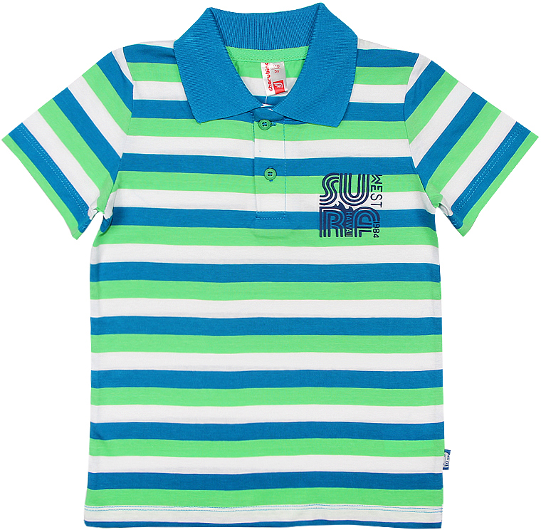 Поло для мальчика Cherubino, цвет: зеленый. CSK 61576 (147). Размер 122
