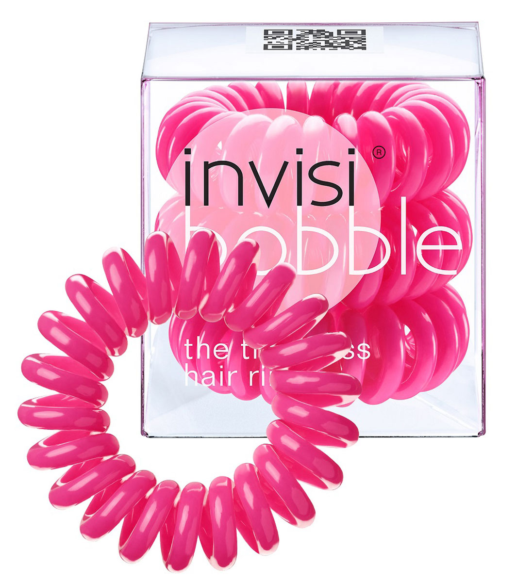 Invisibobble Резинка-браслет для волос Candy Pink, 3 шт