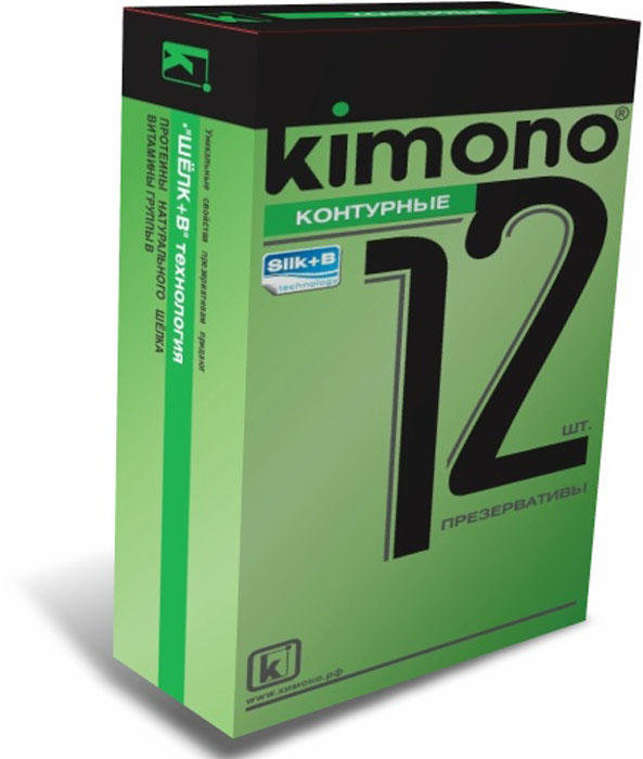 Kimono презервативы контурные, 12 шт156-00-10 Kimono презервативы контурные, 12 шт156-00-10KIMONO Контурные специальной анатомической формы. Гладкие презервативы в силиконовой смазке с накопителем. Произведены из отборного латекса, при изготовлении использованы самые современные технологии производства и контроля качества на всех этапах. Каждый презерватив проверен электроникой. Только для одноразового использования. Презервативы KIMONO при правильном использовании, обеспечивают надёжную защиту от нежелательной беременности и заболеваний передающихся половым путём в том числе и ВИЧ. Ни одно средство предохранения не гарантирует 100% защиты. Перед использованием необходимо ознакомится с инструкцией внутри упаковки. Фасовка презервативов KIMONO № 12 Контурные: в одном блоке (шоу-боксе) 12 упаковок, в каждой упаковке 12 презервативов.