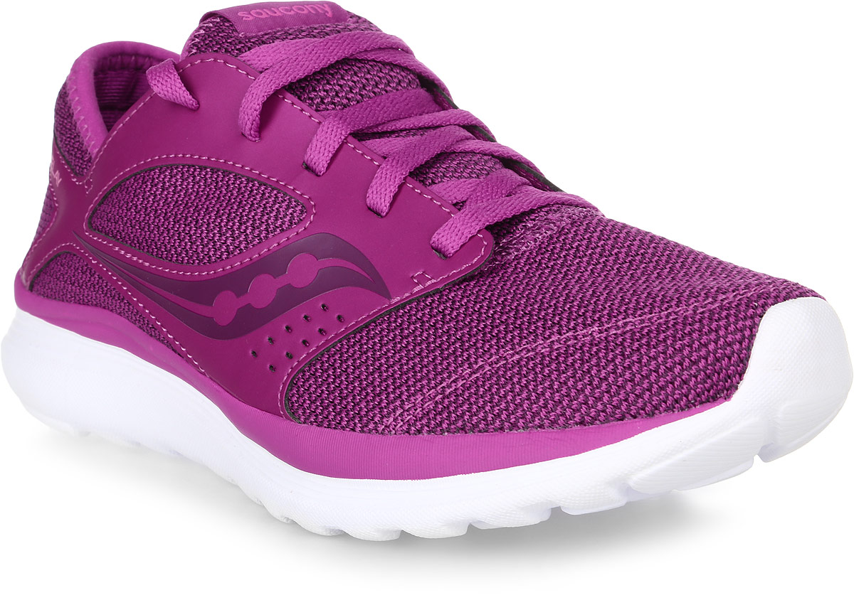 Кроссовки для бега женские Saucony Kineta Relay, цвет: фуксия. S15244-8. Размер 7 (37)S15244-8 Кроссовки для бега женские Saucony Kineta Relay, цвет: фуксия. S15244-8. Размер 7 (37)S15244-8Женские кроссовки для бега Saucony Kineta Relay выполнены из сетчатого нейлона и дополнены вставками из искусственной кожи. Язычок оформлен логотипом бренда, по бокам расположены контрастные декоративные элементы. Обувь фиксируется на ноге при помощи классической шнуровки. Подкладка выполнена из текстиля. Стелька Form2U изготовлена из вспененного полимера с эффектом памяти. Подошва выполнена из резины и дополнена рифлением.