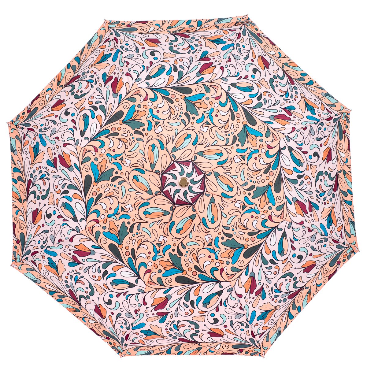 Зонт женский Stilla, автомат, 3 сложения, цвет: бежевый. 772/1 mini