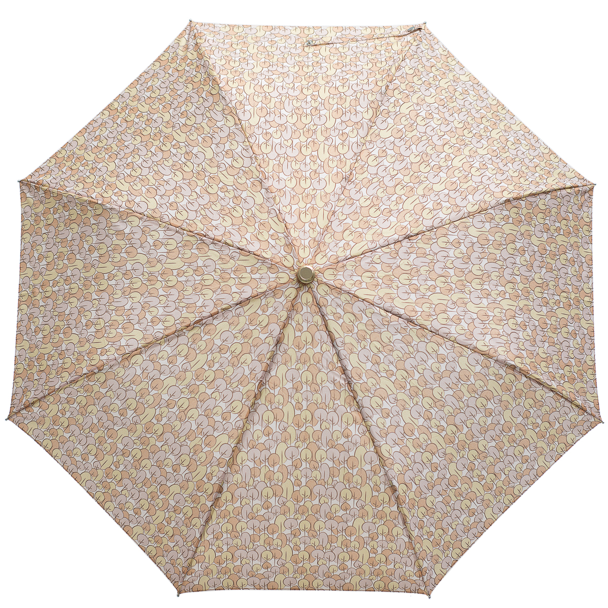 Зонт женский Stilla, автомат, 3 сложения, цвет: желтый. 788/1 mini