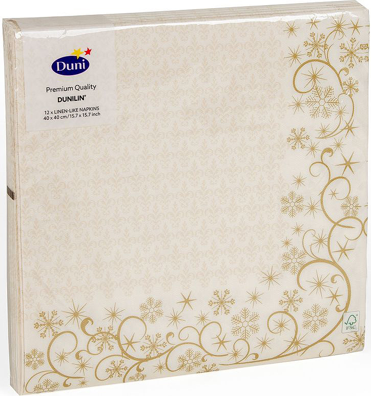 Салфетки бумажные Duni DL Soft. Ornatex-Mas Cream, 40 см171827 Салфетки бумажные Duni DL Soft. Ornatex-Mas Cream, 40 см171827Многослойные бумажные салфетки изготовлены из экологически чистого, высококачественного сырья - 100% целлюлозы. Салфетки выполнены в оригинальном и современном стиле, прекрасно сочетаются с любым интерьером и всегда будут прекрасным и незаменимым украшением стола.